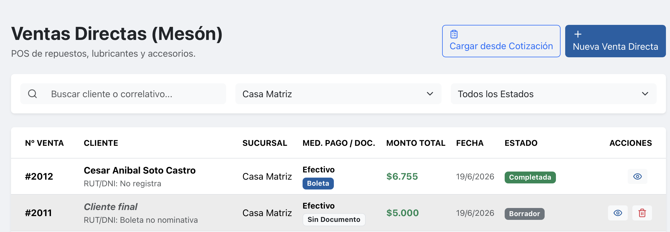 Ventas